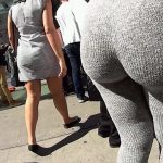 Sexy BigBooty Blonde in the Street