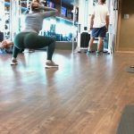 Amazing Blonde BigBooty Gym in Spandex Part 3