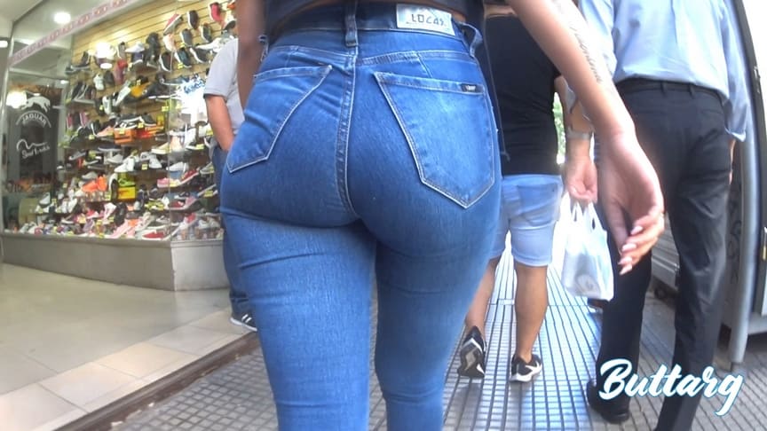 Very nice shape in blue Sexys jeans ButtArg