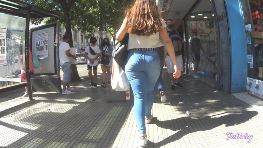 Sexy Babe Shopping Argentina Teen ButtArg