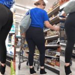 Tall Thick PAWG Mom Spandex Black Hot