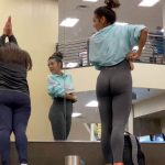 Sexy Teen Spandex Big Booty in the Gym