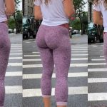 A beautiful blonde in sexy pans Sexy Booty