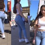Beautiful Teen in Sexys Jeans Booty Walking