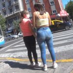 ButtArg Sexy Teen Big Booty with Mom Walking