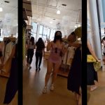 Amazing Asian JAV Girl With Sexy Mini Dress Legs