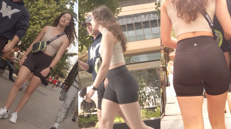 i love spandex short sexy Teen Booty