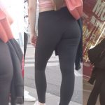 Cute Teen Blonde with Boyfriend Booty Spandex