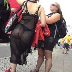 5 Festivass Very See through dress on amazing big ass