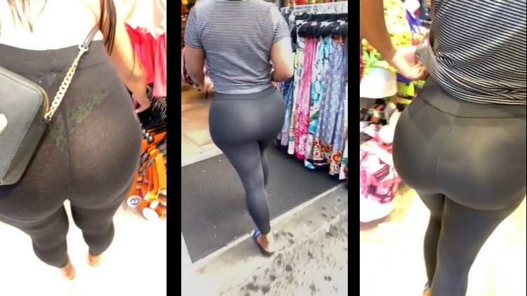 Sexy Latina See Through Leggins Thong Part 1