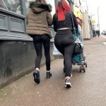 Big Booty Mom with Transparent Spandex Thong