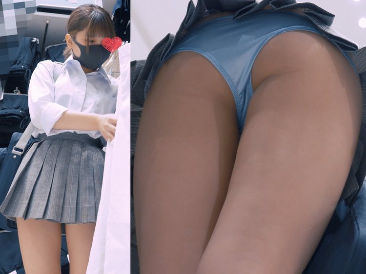 Sexy Teen Asian JAV with Skirt Shopping