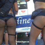12 Festivass Two cheeky shorts in fishnet