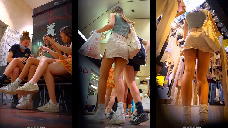 PrincessLeia 3 Teens With Legs For Days In Mini Skirts
