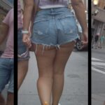 Shooter GD102 Latina MILF in Cheeky Denim Shorts