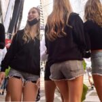 Gorgeous Pawg Blonde Girl in Cheeky Denims