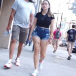 Shooter GD102 Cute Chick in Denim Jean Shorts