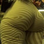 This Sexy Booty in Spandex in the Train
