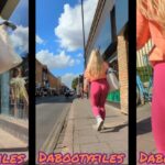 DaBootyFiles Pink Gymsharks Big Booty Spandex