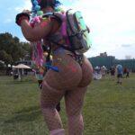 Ravecandids 65 Beautiful Ass and Colored Braids