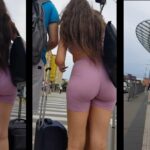 Sexy Teen Mini Short Spandex Big Booty Travel