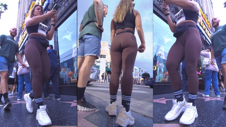 A Woman who Exercises a lot in Spandex