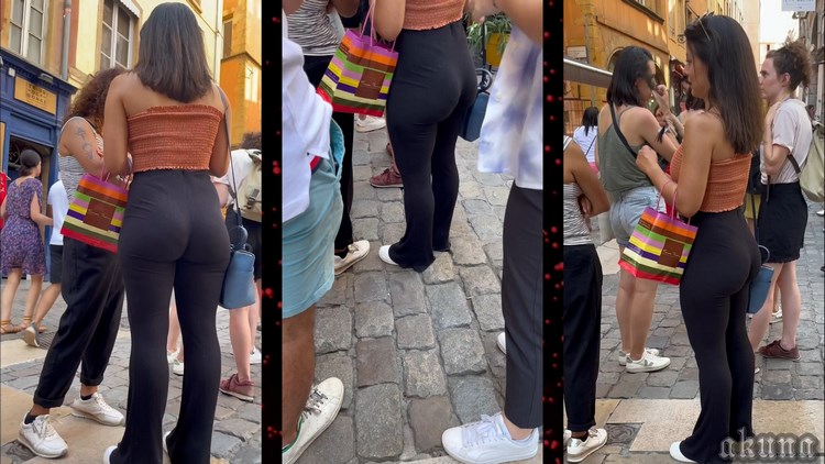 Nice Babe in Sexy Spandex Big Booty